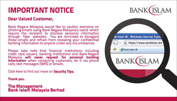 Bank islam customer service